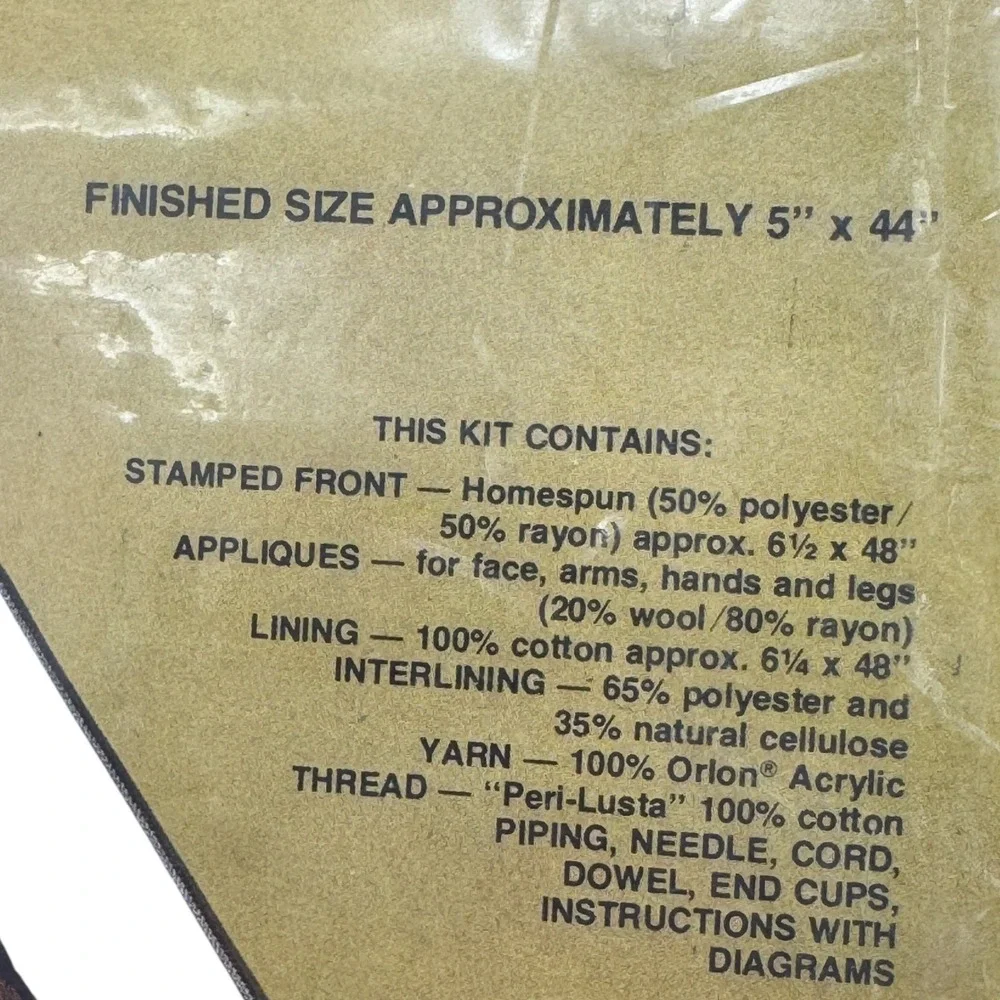 Vintage Hummel Stitchery Kit‎ 1976 Paragon Crewel Wall Hanging NOS Sealed